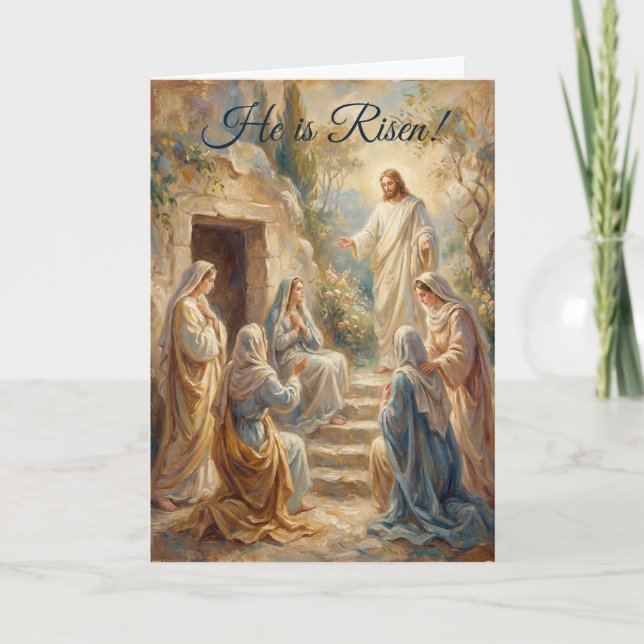 Tarjeta Women at the Garden Tomb Easter Card (Anverso)