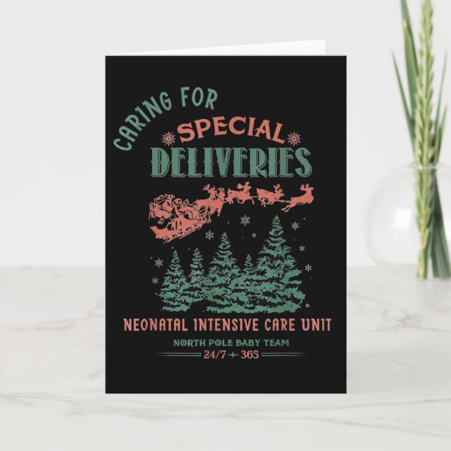 Tarjeta Women Caring For Special Deliveries Nicu Nurse Chr (Anverso)