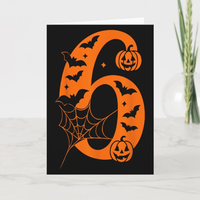 Tarjeta Women Men Couple Halloween Costume 6 7 Rizz Six Se (Anverso)