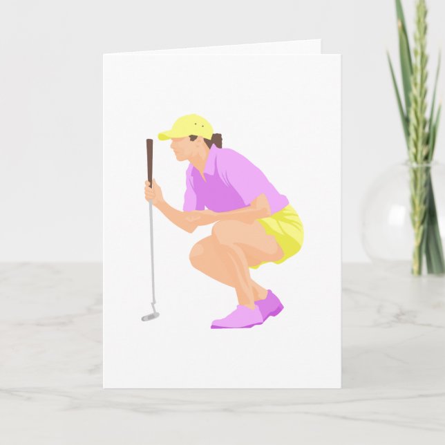 Tarjeta Womens Golf (Anverso)