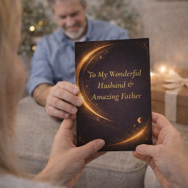 Tarjeta Wonderful Husband Amazing Father Father’s Day Card