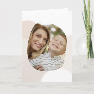 Tarjeta Wonderful Mom - Minimalist Photo Mother’s Day Card