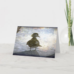 Tarjeta Wood Duck Hen