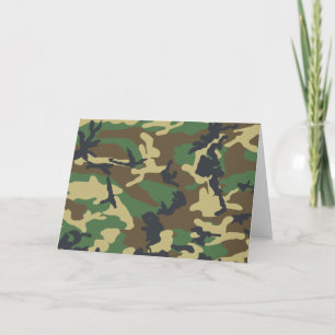 Tarjeta Woodland Camo