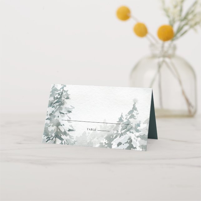 Tarjeta Woodland Forest Place (Anverso)