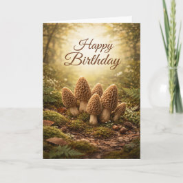 Tarjeta Woodland Morel Birthday