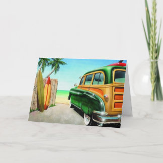 Tarjeta Woodysurfretro