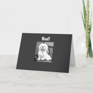 TARJETA WOOF-U SE VE BIEN PARA "40"