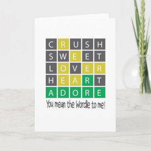 Tarjeta wordle