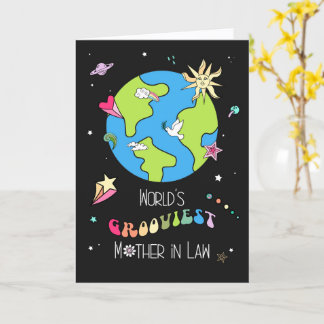 Tarjeta World’s Grooviest Mother in Law Mother’s Day Card 