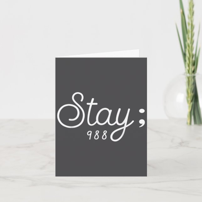 Tarjeta World Suicide Prevention Awareness Day Men Women S (Anverso)