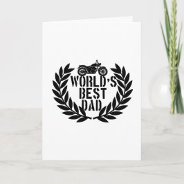 Tarjeta World's Best Dad 