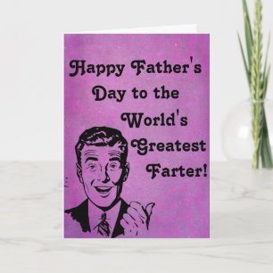 Tarjeta World's Best Farter Card