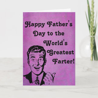 Tarjeta World's Best Farter Card