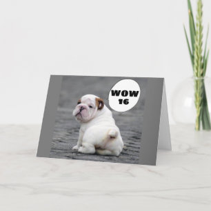 TARJETA ¡WOW—**16**** CAMINO A IR!