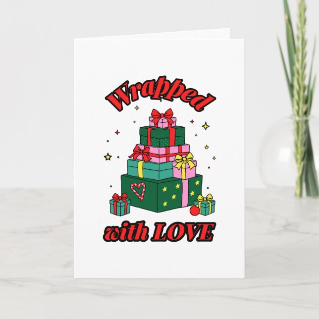 Tarjeta Wrapped with Love (Anverso)