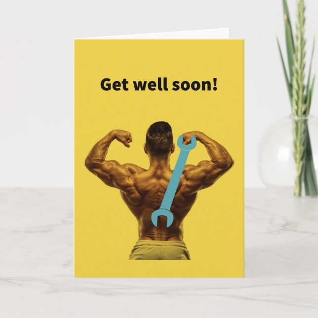 Tarjeta Wrened Back - Ponte bien (Anverso)