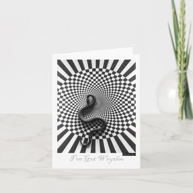 Tarjeta Wrythmweave Notecard (Anverso)