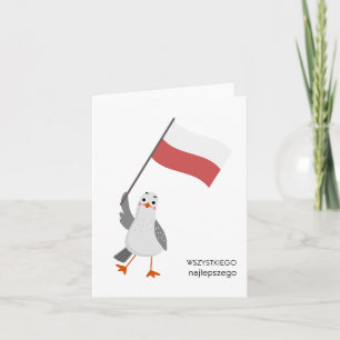 Tarjeta Wszystkiego najlepszego - Cumpleaños Feliz en Pola