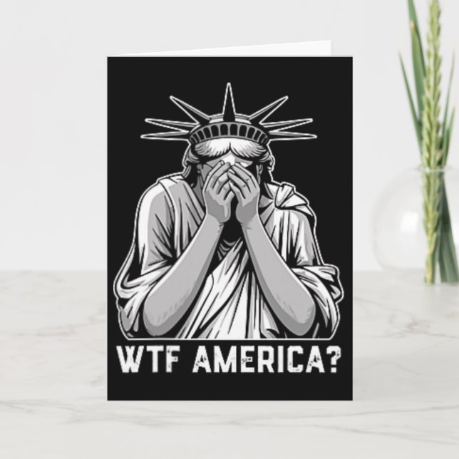 Tarjeta Wtf America Trump  (Anverso)