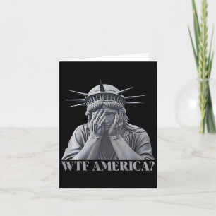 Tarjeta Wtf Estados Unidos Contra La Democracia Y La Polít