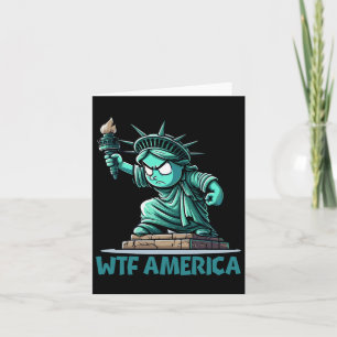 Tarjeta Wtf Estados Unidos Contra La Democracia Y La Polít