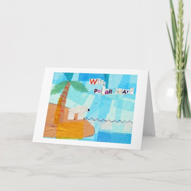 Tarjeta ¿WTF, oso polar? (Anverso)