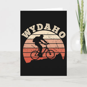 Tarjeta Wydaho Wyoming Idaho Ciclismo de Montaña Ciclista