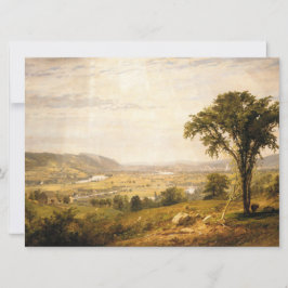 Tarjeta Wyoming Valley, Pennsylvania (Paisaje de época)