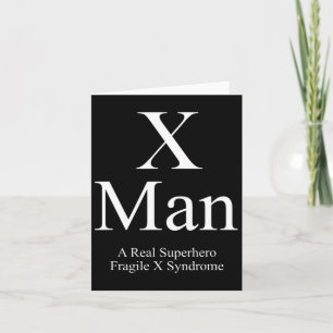 Tarjeta X Hombre Frágil Síndrome X Conciencia