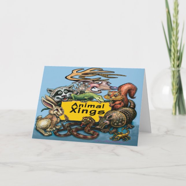 Tarjeta Xings de animales (Anverso)
