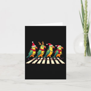Tarjeta Xmas de Parrot Crossing Road