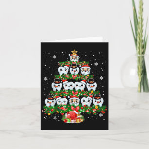 Tarjeta Xmas Ilustra Dientes Médicos Dientes Dientes Dient