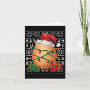 Tarjeta Xmas Sweater Style Ugly Fast Food Egys Navidades