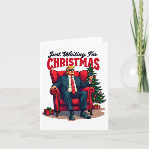 Tarjeta Xmas Trump en espera de Navidades