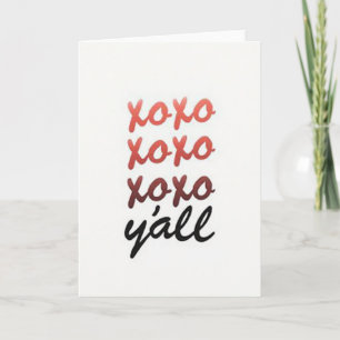Tarjeta Xoxo Minimalista de Corazón