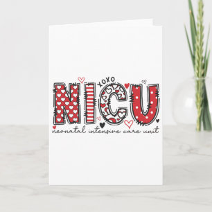 Tarjeta Xoxo Nicu Unidad de Cuidados Intensivos Neonatales