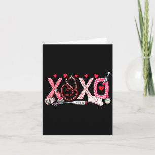 Tarjeta Xoxo Xo Xo Enfermera San Valentín Hombres Mujeres 