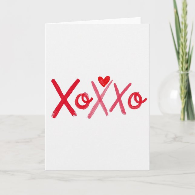 Tarjeta Xoxoxo con Pincelada Sincera (Anverso)