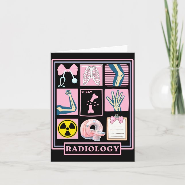 Tarjeta Xray Rad Tech Radiology Healthcare Appreciation Te (Anverso)