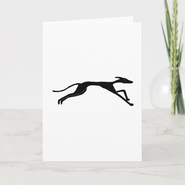 Tarjeta XX- Diseño de Carreras de Greyhound (Anverso)