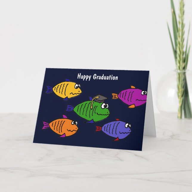 Tarjeta XX- Feliz Escuela de Graduación de Pescado (Anverso)