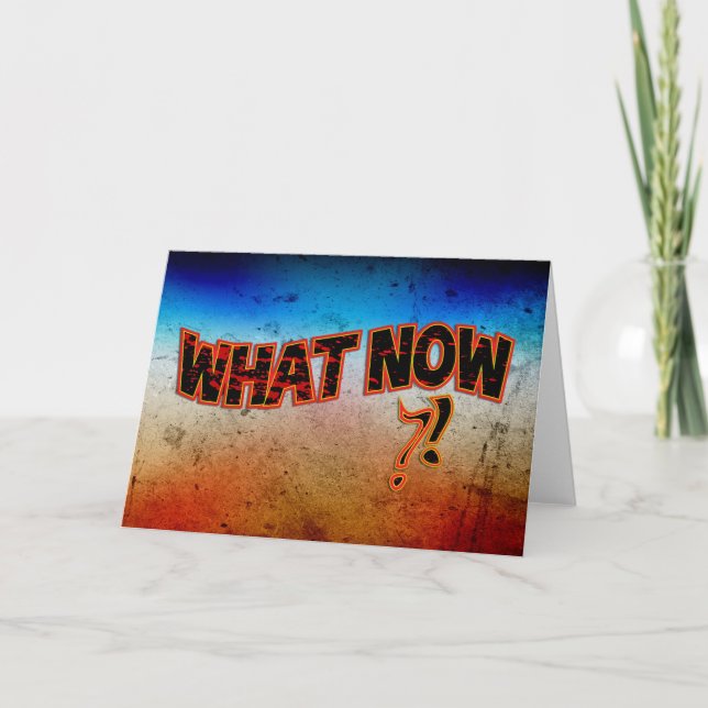 Tarjeta ¡¿Y ahora qué?! (Anverso)