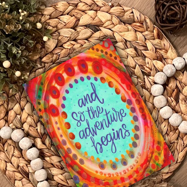 Tarjeta Y así la aventura comienza la inespiritualidad Aqu (Subido por el creador)