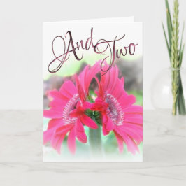 Tarjeta Y Dos Se Convertirán En Un Doble Felicito Gerber