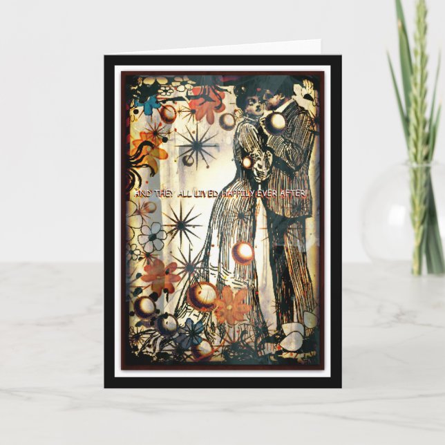 Tarjeta … y ellos vivió todo feliz siempre después (Anverso)