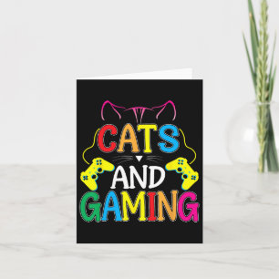 Tarjeta Y Juegos para el jugador amante de los gatos Video