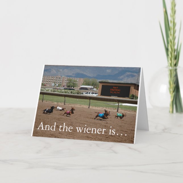 Tarjeta Y la salchicha de Frankfurt es… (Anverso)