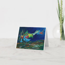 Tarjeta "Y les respira" número 3, saludo doblado