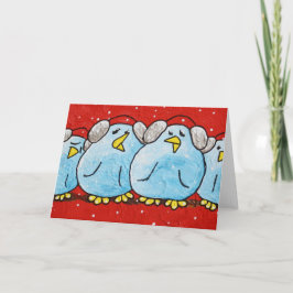 Tarjeta y sobre de felicitación de LimbBirds